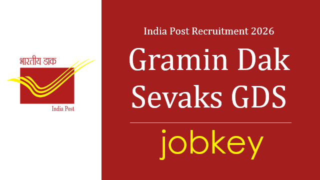 India Post GDS Online Form 2026-jobkey
